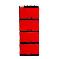 Gavetero De 4 Niveles Mediano 43.5X33X64 Cm - Plastimás Varios Colores