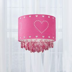 Lámpara Colgante Corazón Rosada 40W - Z