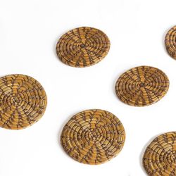 Set De 4 Posavasos De Pino - Vesta