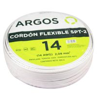 Cable Paralelo Spt De 14 Awg Blanco - Argos