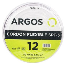 Cable Paralelo Spt De 12 Awg Blanco - Argos