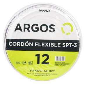 Cable Paralelo Spt De 12 Awg Blanco - Argos