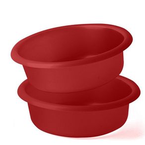 Set De 2 Palanganas Petit Rojo - Guateplast