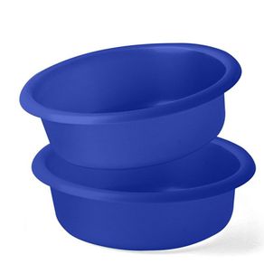 Set De 2 Palanganas Petit Azul - Guateplast