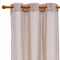Cortina Taupe 110 X 210 Cm - Livim Natural Home Varios Colores