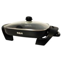 Sartén Eléctrico Antiadherente Con Tapadera De Vidrio 1300W - Rca