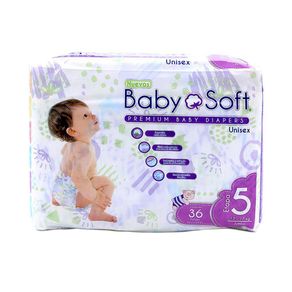 Pañal Desechable Talla XL 36 Unidades - Baby Soft