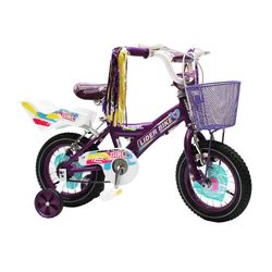 Bicicleta-Para-Niña-Rin-12-Con-Porta-Muñeca---Lider-Bike-Varios-Colores