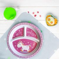 Plato Con Divisiones Unicornio 21.4 Cm - American Best