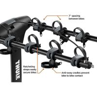 Portabicicleta De Metal Remolque Apex Xt 71.6X27.9X93.9 Cm - Thule