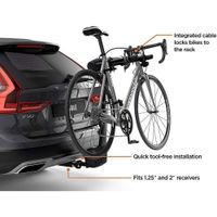 Portabicicleta De Metal Remolque Apex Xt 71.6X27.9X93.9 Cm - Thule