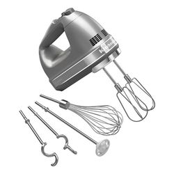 Batidora De Mano Digital 9 Velocidades Plateada 145W - Kitchenaid