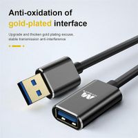 Cable De Extensión Usb 3.0 De Alta Velocidad 6 Pies - Maybat