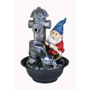 Fuente Diseño Duende Con Manguera 21X21X33 Cm - Viva