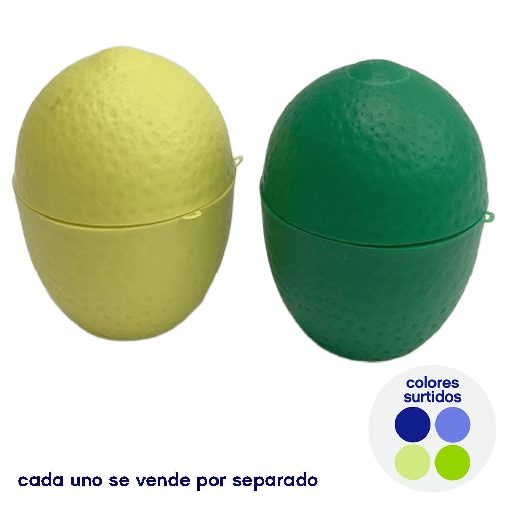 Contenedor Plástico Porta Limón Color Surtido