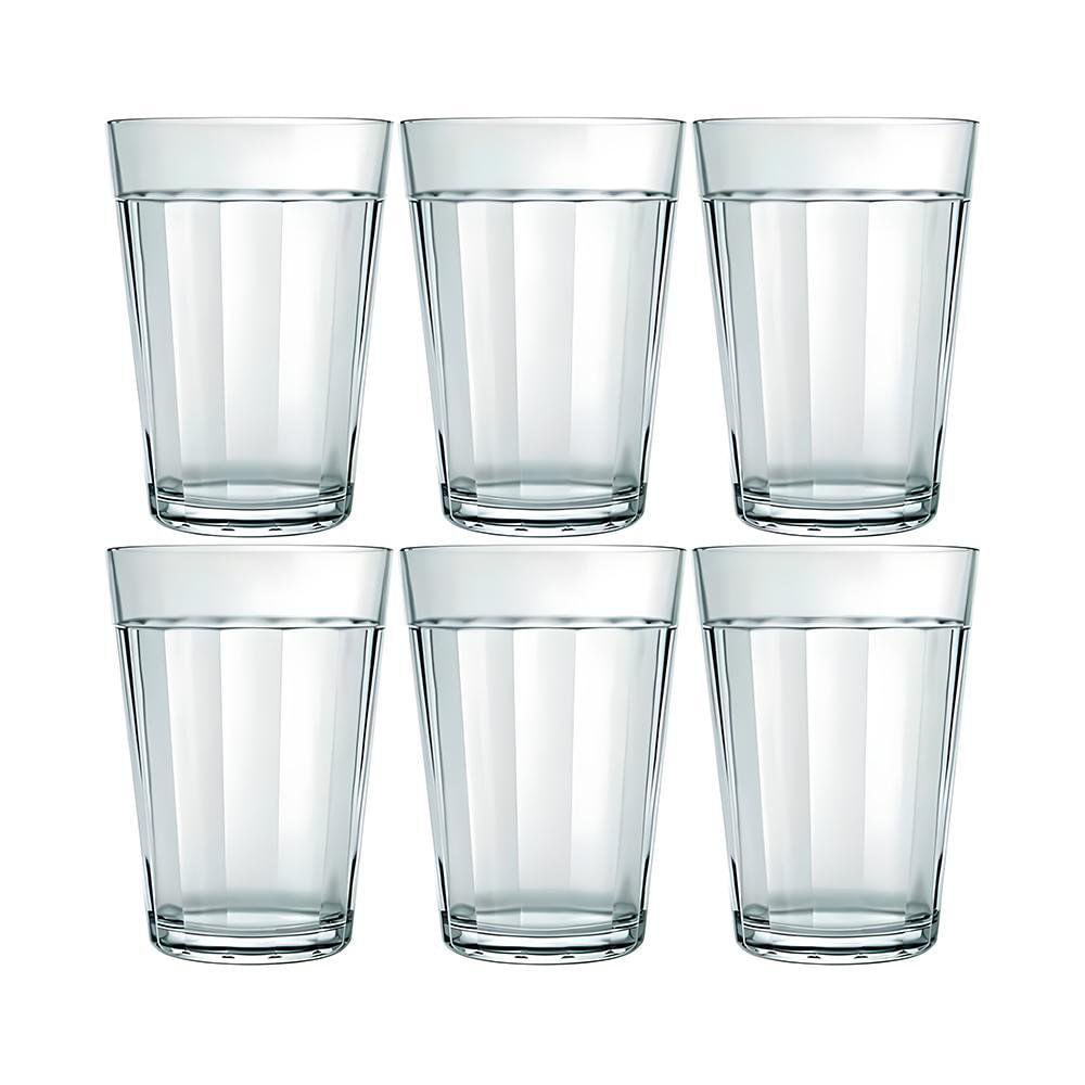 Set de 6 Vasos Americano de 10.14 oz Color Transparente
