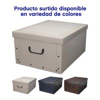 Caja De Almacenamiento De 53X38X4 Cm Colores Surtidos - Koopman