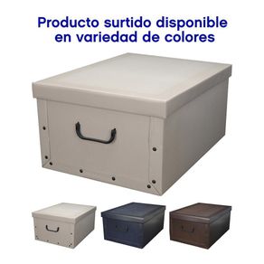 Caja De Almacenamiento De 53X38X4 Cm Colores Surtidos - Koopman