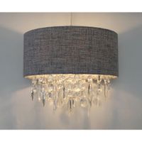 Lámpara Colgante Gris De 40W - Z
