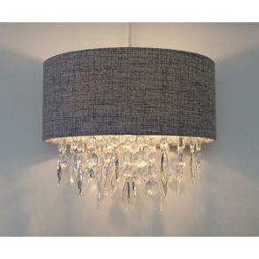 Lámpara Colgante Gris De 40W - Z