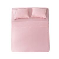 Set De Sábanas Rosa Bamboo - Livim Natural Home Varios Tamaños