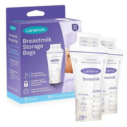 Bolsitas Para Almacenamiento De Leche Materna 50 Unidades 6 Oz - Lansinoh