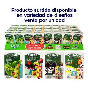 Curitas Para Niños 20 Unidades Diseños Surtidos - Diamond Vision