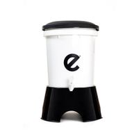 Ecofiltro Plástico Blanco Y Negro 22 L - Ecofiltro