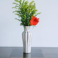 Florero Lahti Scandinavia De Cerámica 8X8.5X19 Cm - Topis