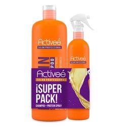 Kit Shampoo Con Keratina + Proteína En Spray - Activeé