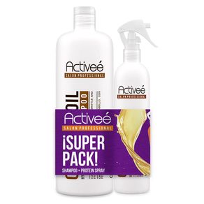 Kit Shampoo De Coco + Proteína En Spray - Activeé