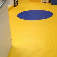 Piso de Hule Tachón Grande 1X1.60 M - Safri Varios Colores