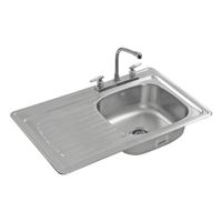 Lavatrastos De Empotrar 1 Fosa Escurridor Izquierdo - Eb Tecnica
