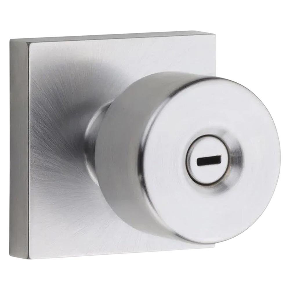 Pomo para Baño Bilbao de Níquel Satinado Cerradura para Baño Tipo Pomo Color Niquel Satina…