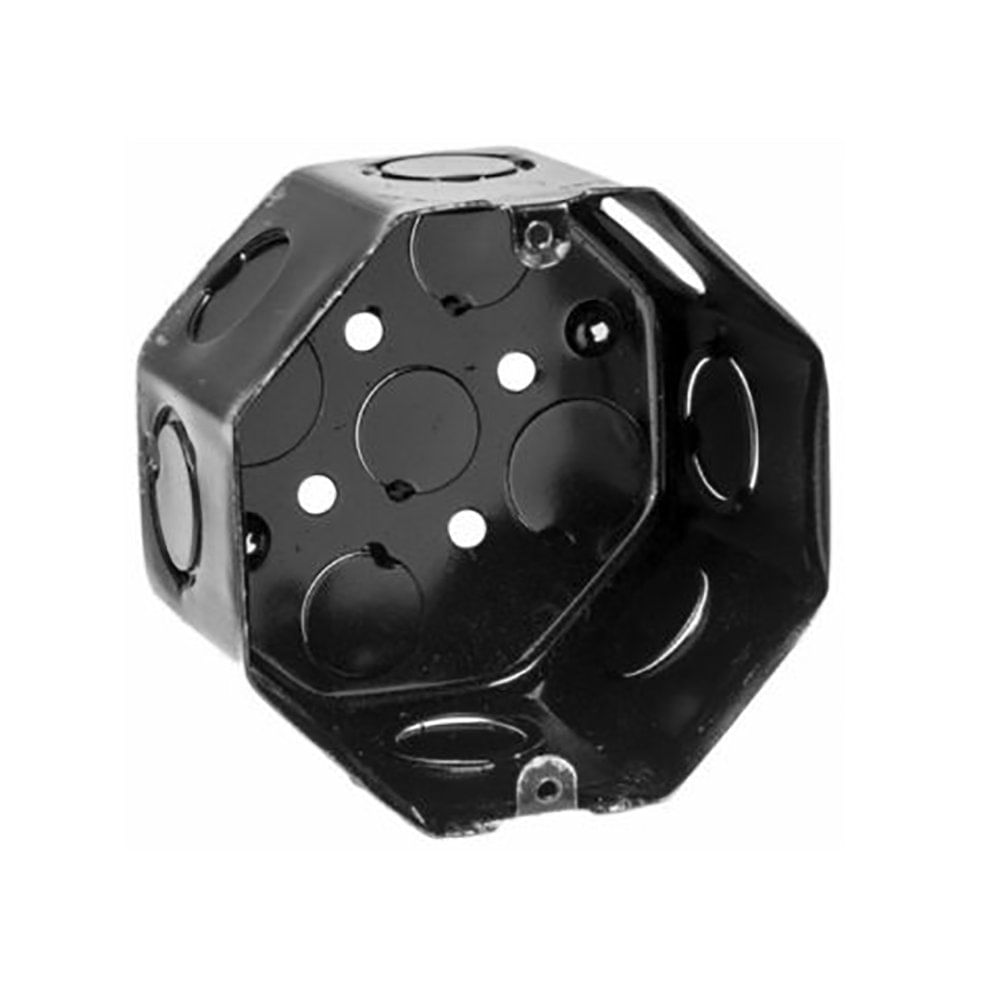 Caja Eléctrica Empotrable Octagonal de Plástico 4 x 4 Plg