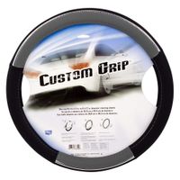Cubrevolante Negro Y Gris Chrome - Custom Accesories
