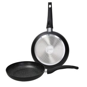 Set De 2 Sartenes Rock Negro - Tognana