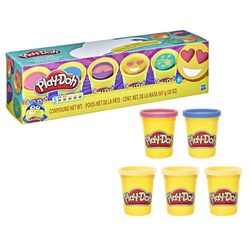 Kit-De-5-Latas-De-Plasticina-Multicolores-567-Gr---Play-Doh
