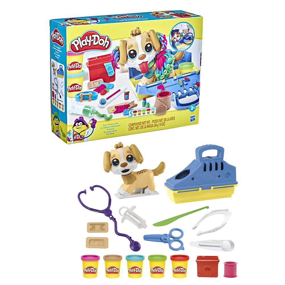 Set de Plasticina Play-Doh de Veterinario para 3+ Años Kit Juguete Veterinario - Play Doh