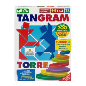 Juego De Mesa Tangram Torre - Metta
