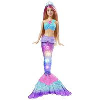 Barbie Sirena Con Luces Y Brillos - Barbie