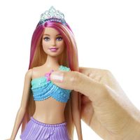 Barbie Sirena Con Luces Y Brillos - Barbie