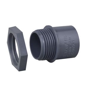 Conector Recto De 3/4 Plg Pvc - Durman Esquivel