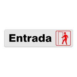 Rótulo Diseño Entrada De 5.1X20.3 Cm - Foto Metal