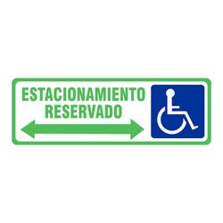 Rótulo Diseño Reservado De 7.6X22.7 Cm - Foto Metal