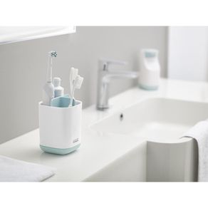 Porta Cepillos Blanco y Azul - Joseph Joseph