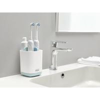 Porta Cepillos Blanco y Azul - Joseph Joseph