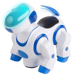 Perro-Robot-Bailarin-Blanco-Y-Azul---Vivitar