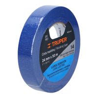 Cinta Masking Para Pintar 1 Plg Azul - Truper