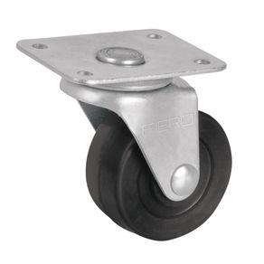 Rodo De Hule Con Placa Giratoria De Acero Soporta 25 Kg - Fiero